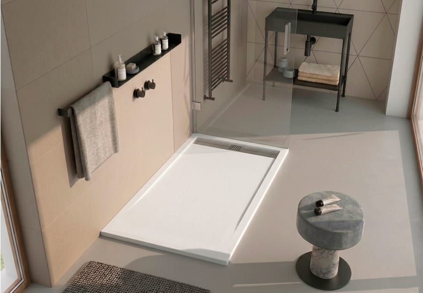 Receveur de douche en résine Design Stile Bruntec principal 0