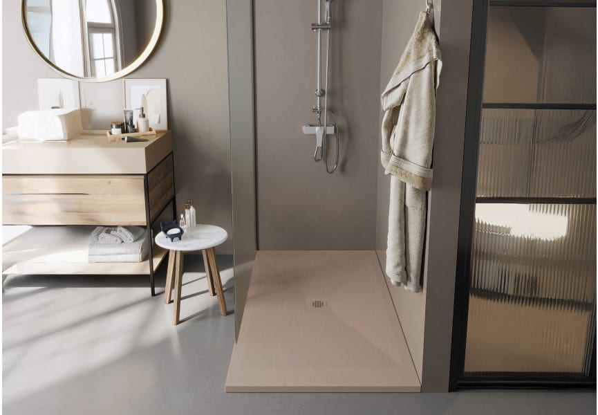 Receveur de douche en résine Design Sorty Bruntec environnement 2