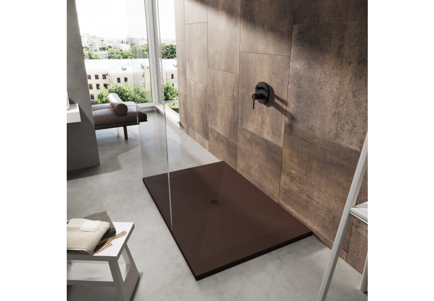 Receveur de douche en résine Design Sorty Bruntec environnement 3