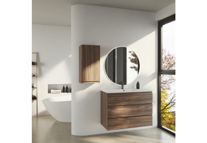 Meuble de salle de bains en bois Vilma Bruntec principal 1