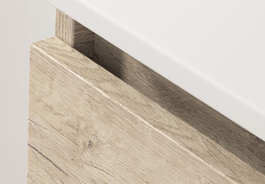 Ensemble complet de meubles de salle de bains Sioro Bruntec détail 3