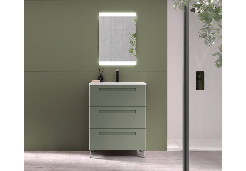 Avila Dos Paris 39 cm - Ensemble de vanité de salle de bain à profondeur réduite principal 0