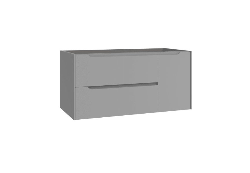 Meuble de salle de bains Cenit avec plan de toilette en solid surface Coycama principal 3