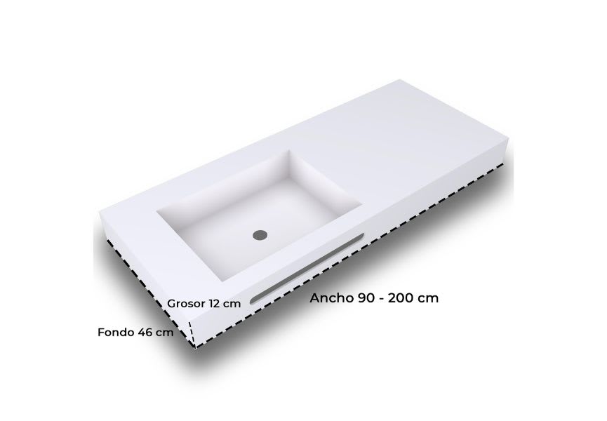 Lavabo suspendu Berlin Bruntec croquis 2