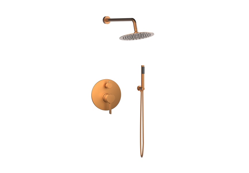 Ensemble de douche à encastrer en Bambú Lluvibath principal 1
