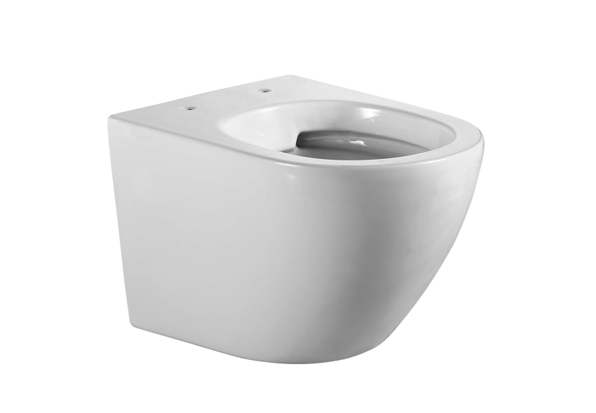 Pack WC suspendu avec réservoir de chasse encastré et bouton poussoir Lisboa Plus de Bruntec détail 2