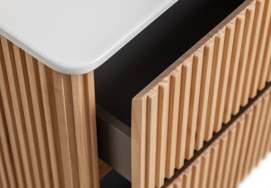 Bruntec Baviera meuble de salle de bain avec vasque à encastrer Bruntec détail 2