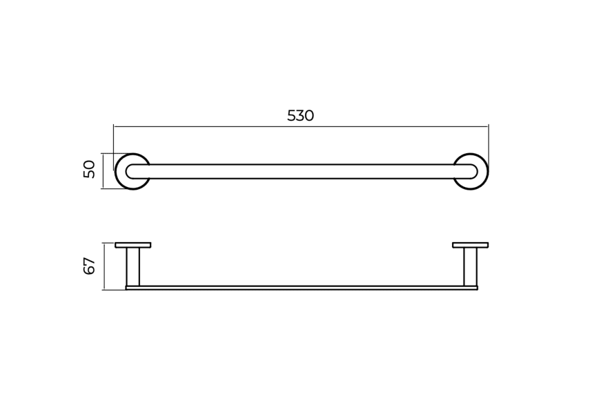 Ensemble d'accessoires de salle de bain Practic Medimex croquis 8