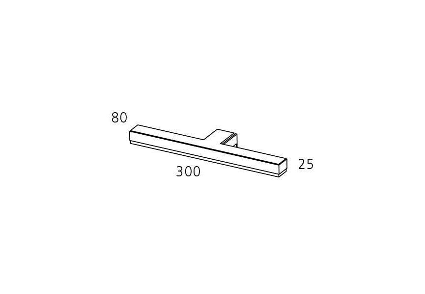 Applique LED Nova Visobath croquis 2