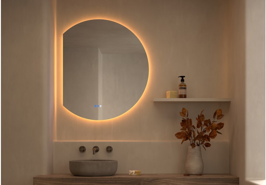 Miroir Zoni Bruntec Luna avec éclairage LED principal 1