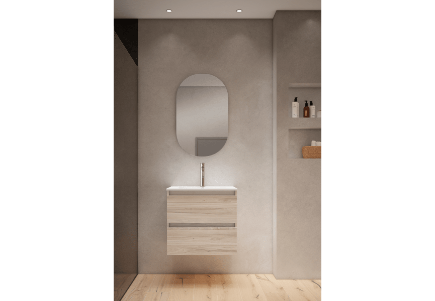 Ensemble de meubles de salle de bains à faible profondeur 39,5 cm Box Visobath principal 2