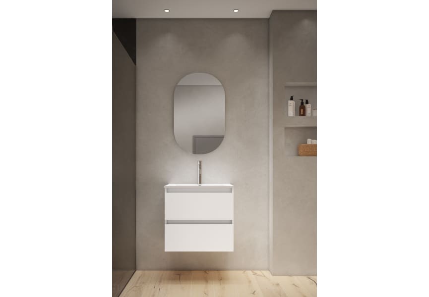 Ensemble de meubles de salle de bains à faible profondeur 39,5 cm Box Visobath principal 3