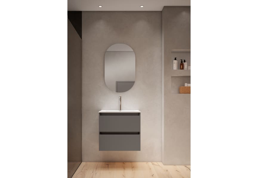 Ensemble de meubles de salle de bains à faible profondeur 39,5 cm Box Visobath principal 4