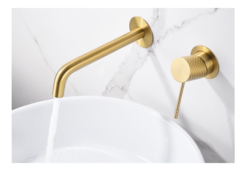 Imex Genova robinetterie de lavabo encastrée + bonde click-clack Pack environnement 8