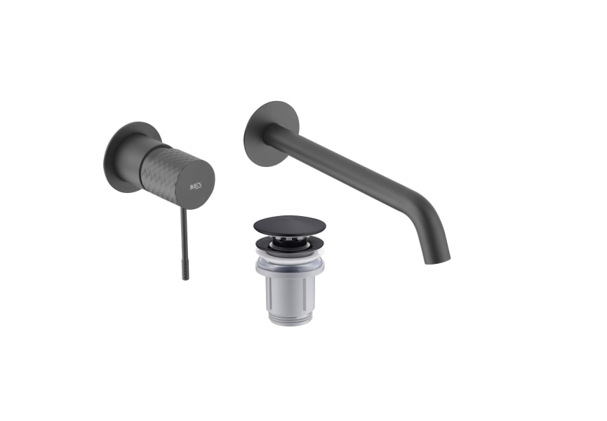 Imex Genova robinetterie de lavabo encastrée + bonde click-clack Pack principal 1