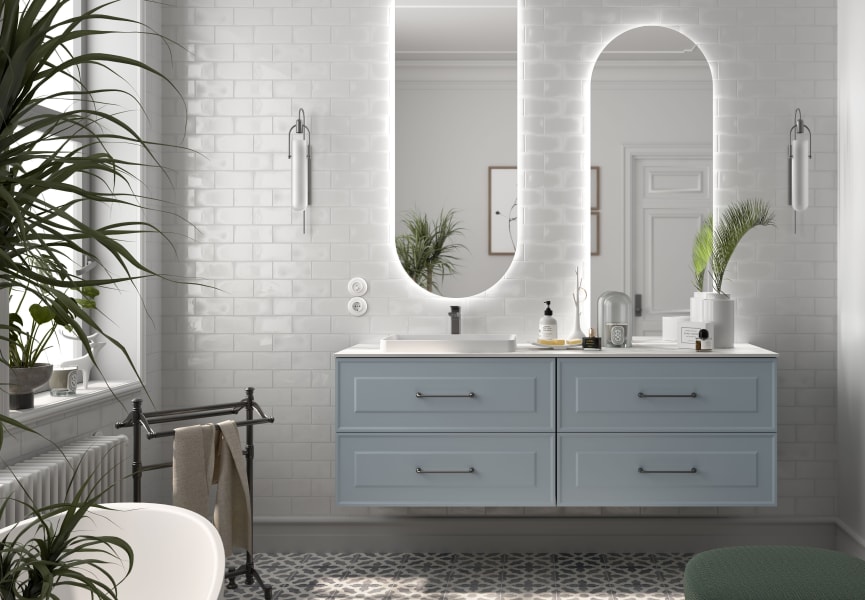 Meuble de salle de bains avec plan de toilette Renoir Salgar principal 0