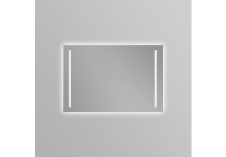 Miroir de salle de bains avec l'éclairage LED Katrina Bruntec principal 1