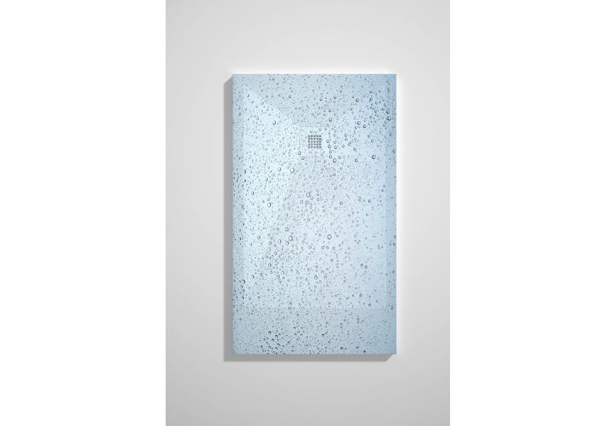 Receveurs de douche en résine décorés Design 3D Bleu Bruntec option 9