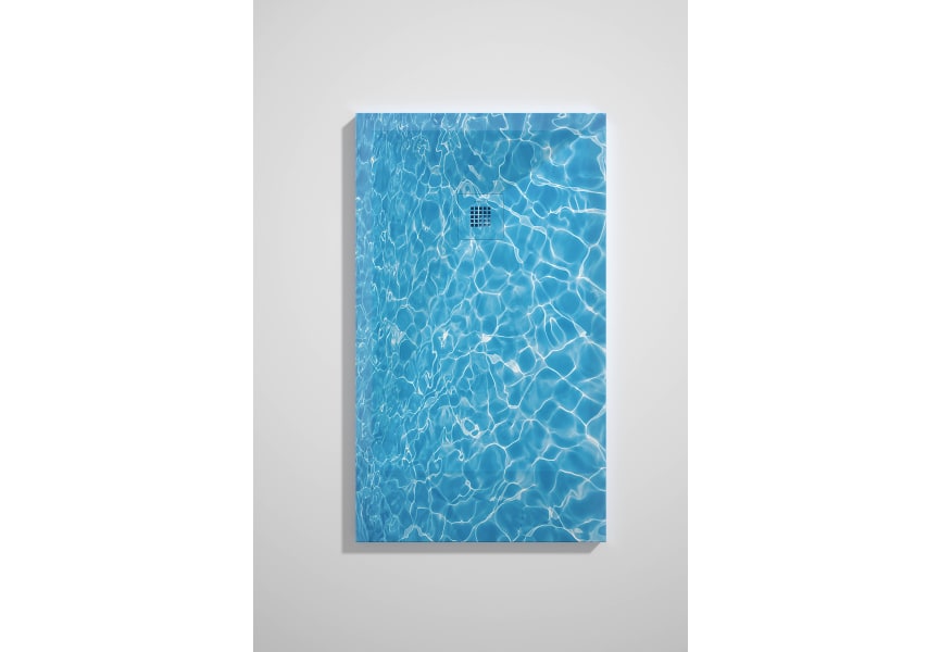Receveurs de douche en résine décorés Design 3D Bleu Bruntec option 7