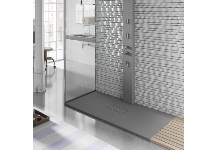 Receveur de douche en résine Vic Hidronatur environnement 2