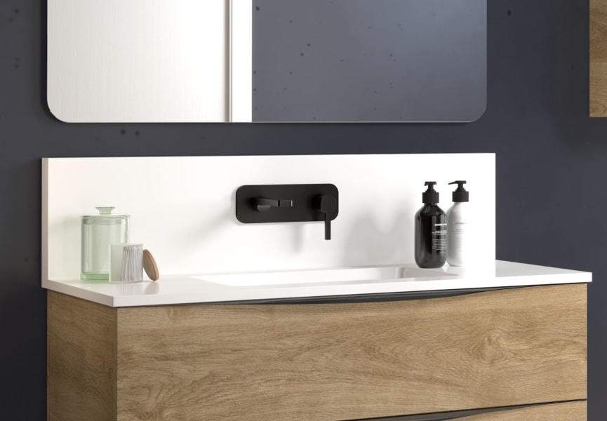 Lavabo suspendu Ambar Coycama détail 1