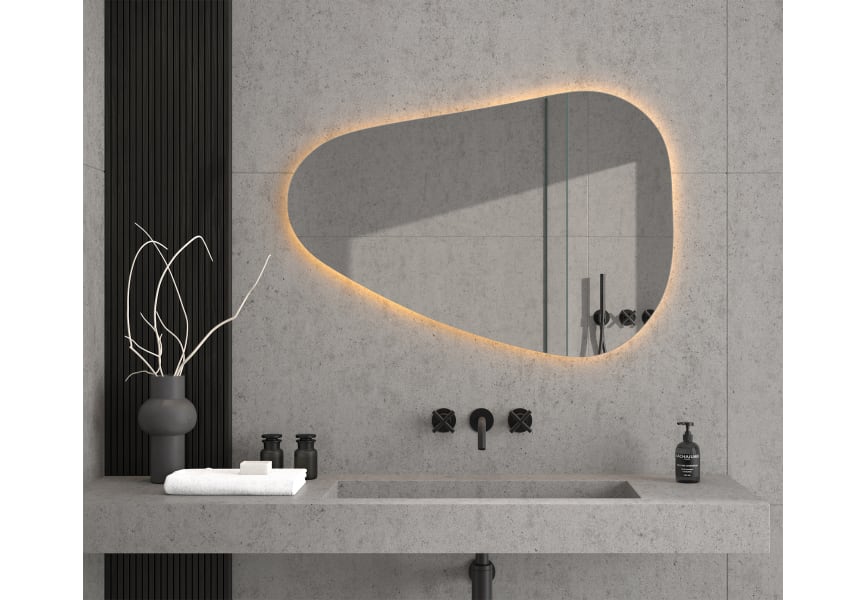 Eurobath Arequipa Miroir de salle de bains LED avec éclairage principal 1