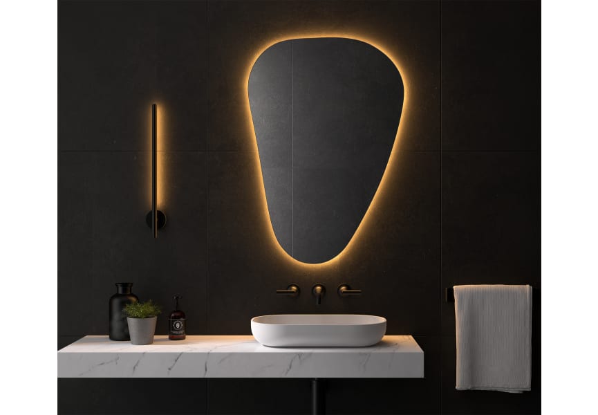 Eurobath Arequipa Miroir irrégulier LED avec éclairage principal 2