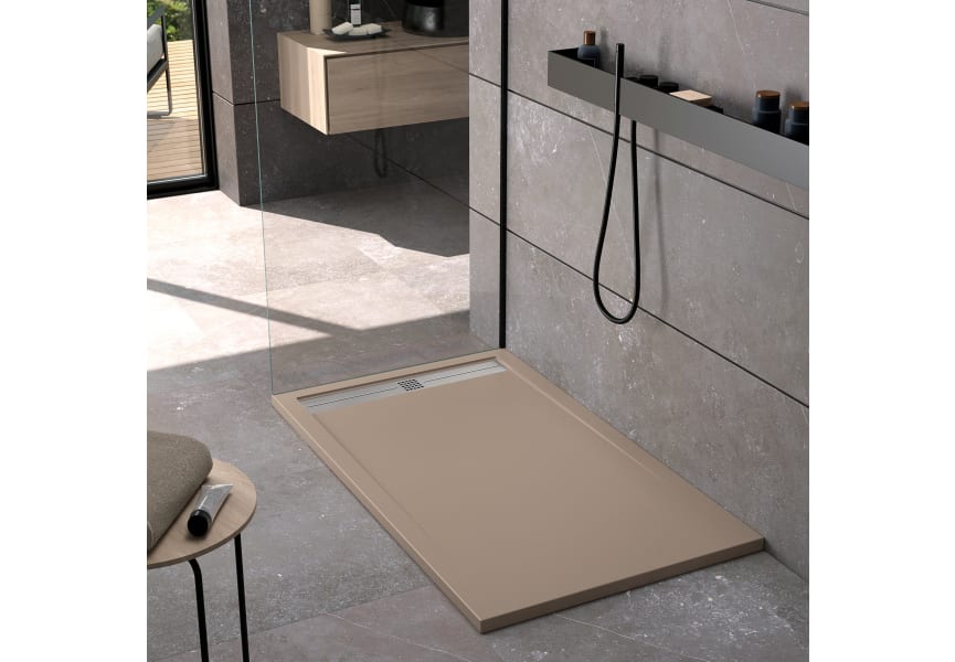 Receveur de douche en résine Design Stile Bruntec environnement 4