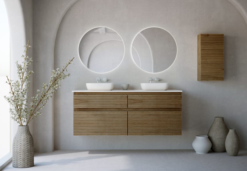 Meuble de salle de bains avec plan de toilette Alpes 9 Bruntec principal 0