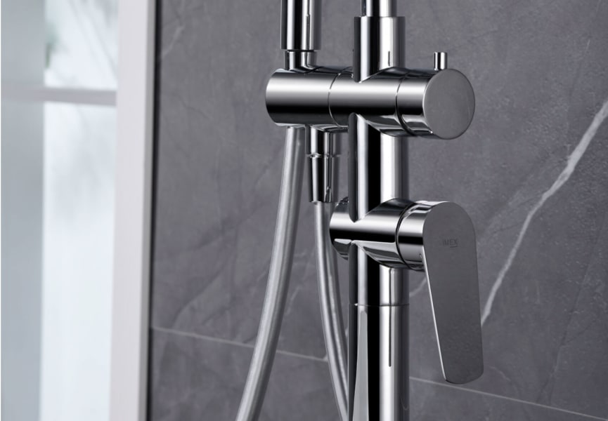 Robinet de baignoire sur pied Bélgica Imex détail 2