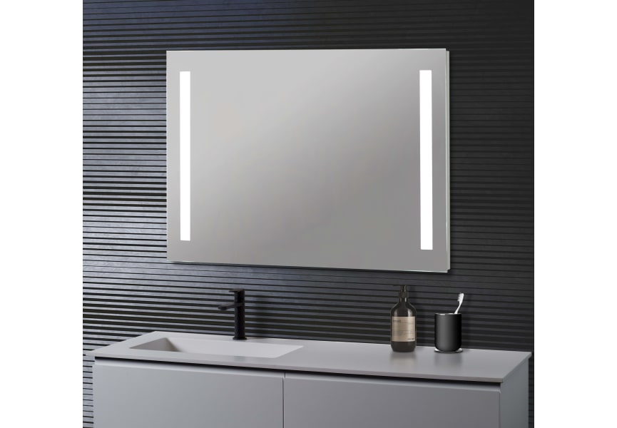 Miroir de salle de bains avec éclairage LED Liberty St Bruntec environnement 2