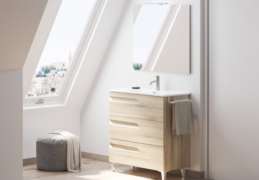 Ensemble de meubles de salle de bains profondeur réduite 39 cm Vitale Royo principal 0