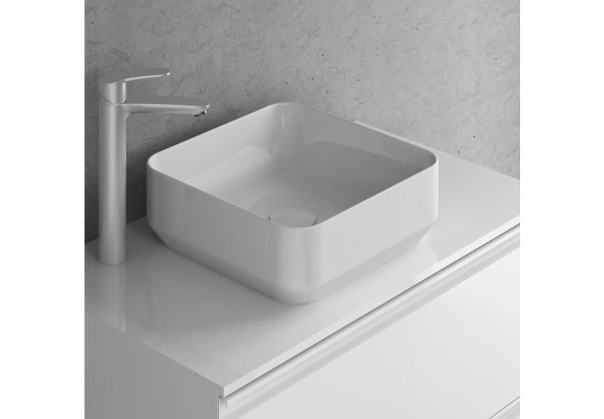 Nara Top Amizuva Ensemble meuble de salle de bains avec lavabo sur plan de toilette détail 3