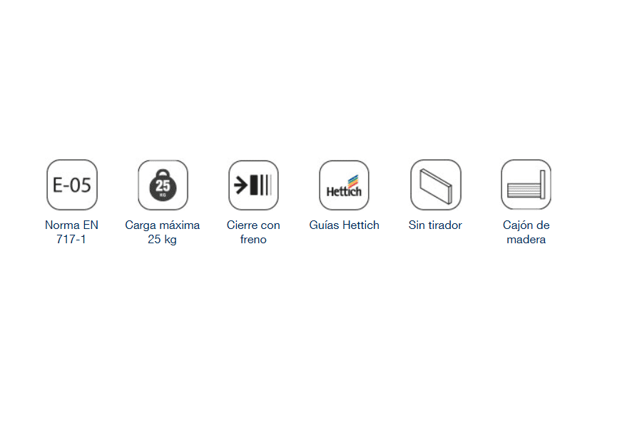 Meubles de salle de bains avec plan de toilette en bois Noja Salgar croquis 18