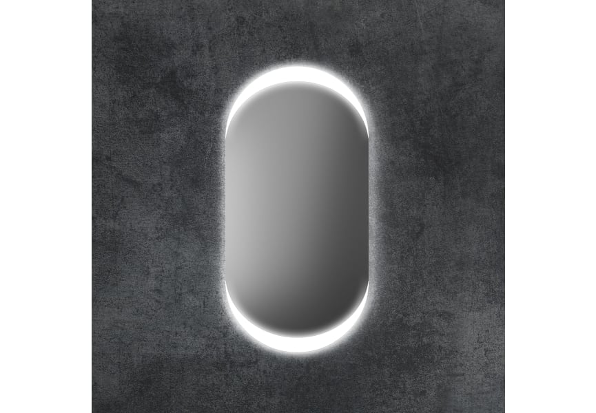Miroir de salle de bains avec éclairage LED Pol Bruntec principal 0