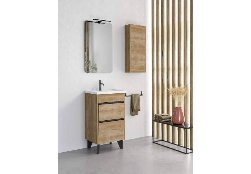 Coycama Berna, ensemble meuble sous-lavabo 41cm à profondeur réduite principal 0