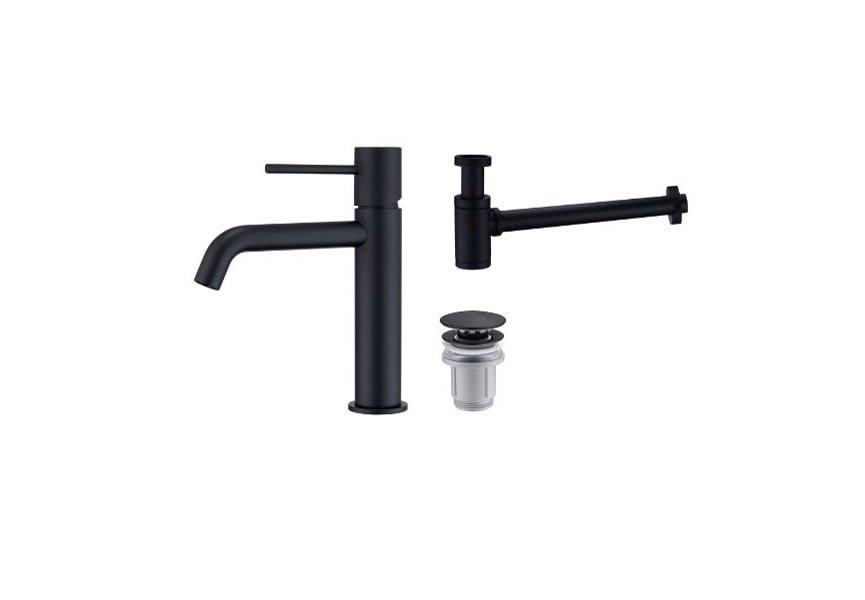 Pack Robinet de lavabo Imex Monza + bonde clic-clac + siphon rond exposé principal 1