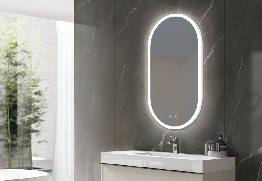 Miroir de salle de bain avec éclairage LED Canadá Ledimex principal 0