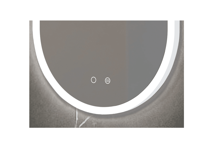 Miroir de salle de bain avec éclairage LED Canadá Ledimex détail 1