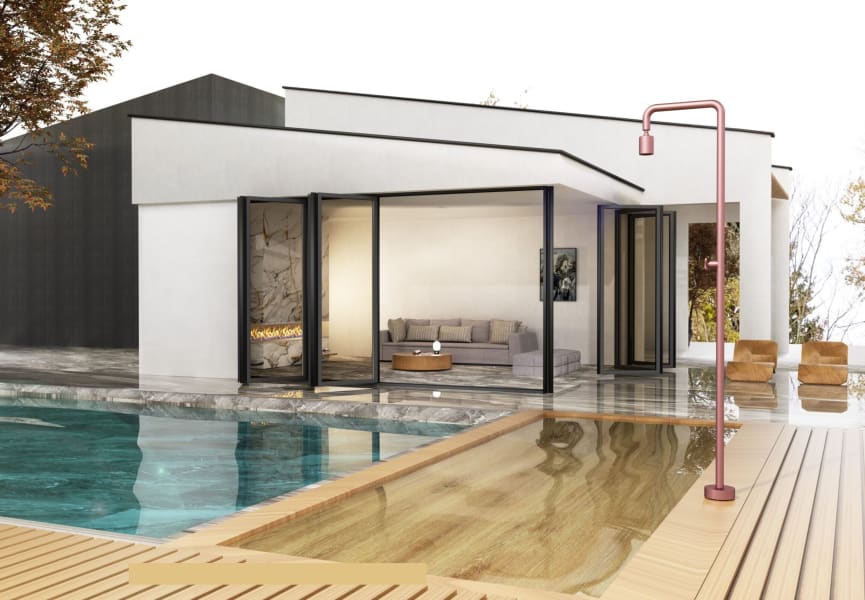 Robinet de douche extérieure Imex Pool environnement 16