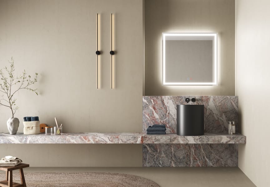 Miroir de salle de bains LED Holanda Ledimex environnement 8