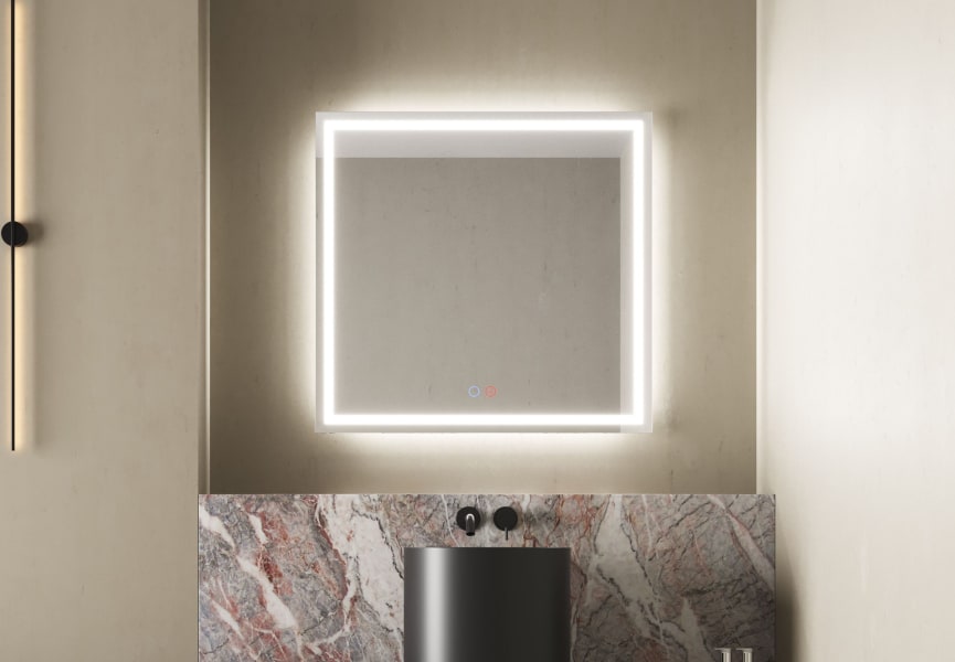 Miroir de salle de bains LED Holanda Ledimex principal 1