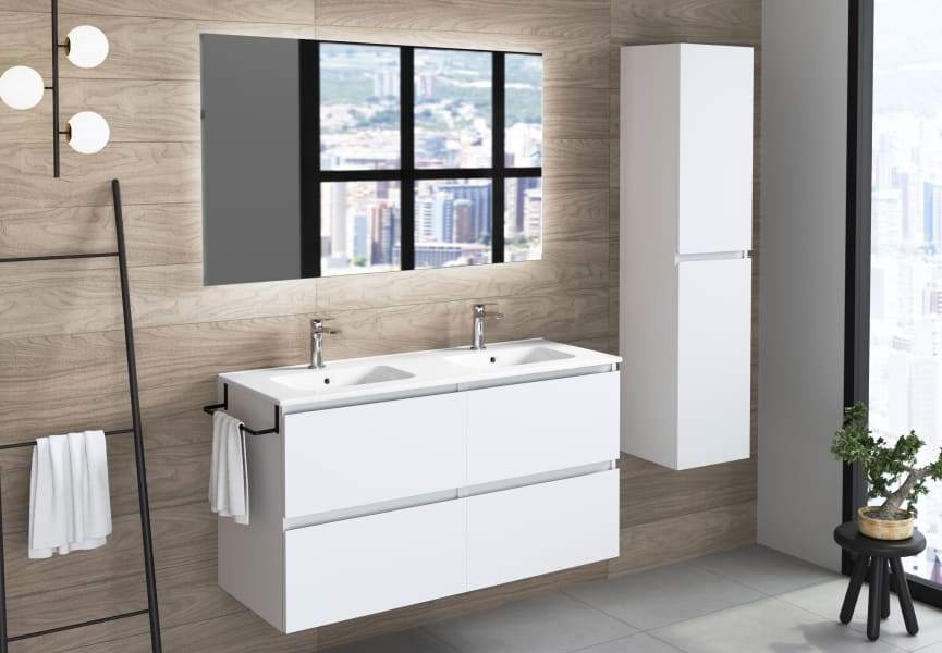 Ensemble de meubles de salle de bains Roma Bruntec principal 4