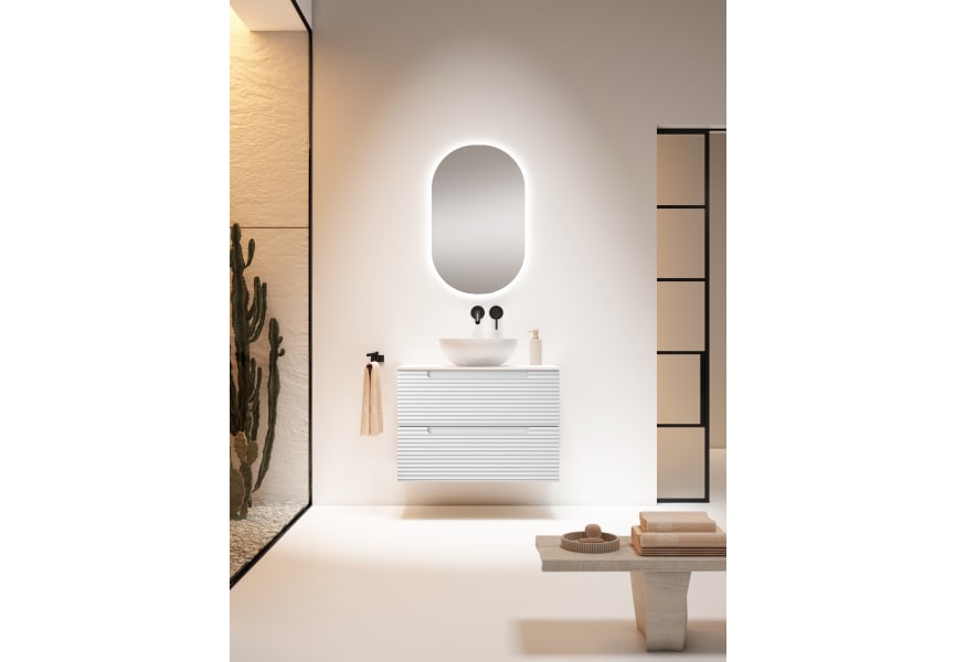 Meuble de salle de bains avec plan de toilette hydrofuge Kyoto Visobath principal 4