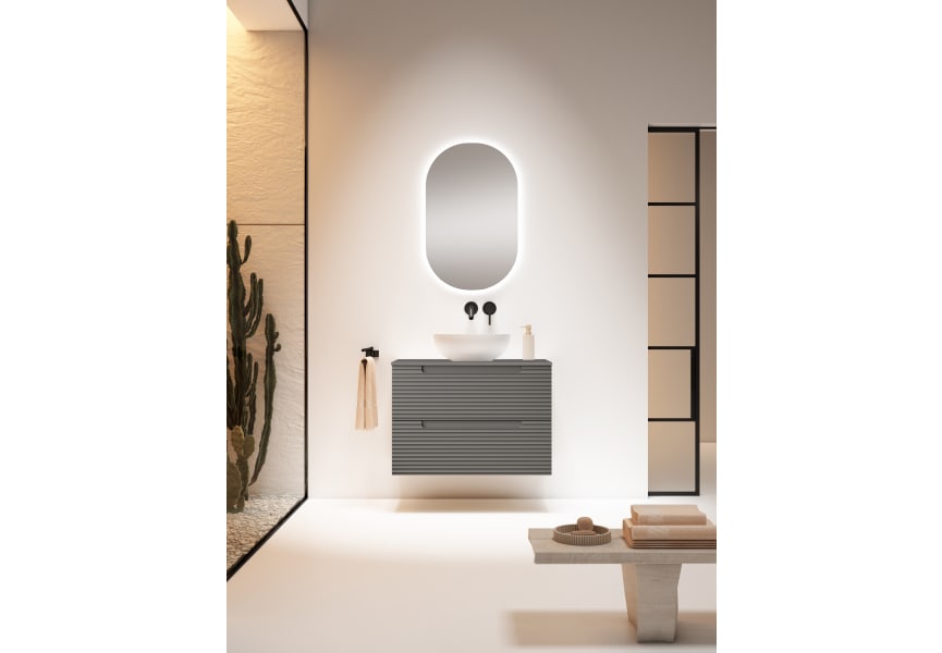 Meuble de salle de bains avec plan de toilette hydrofuge Kyoto Visobath principal 5