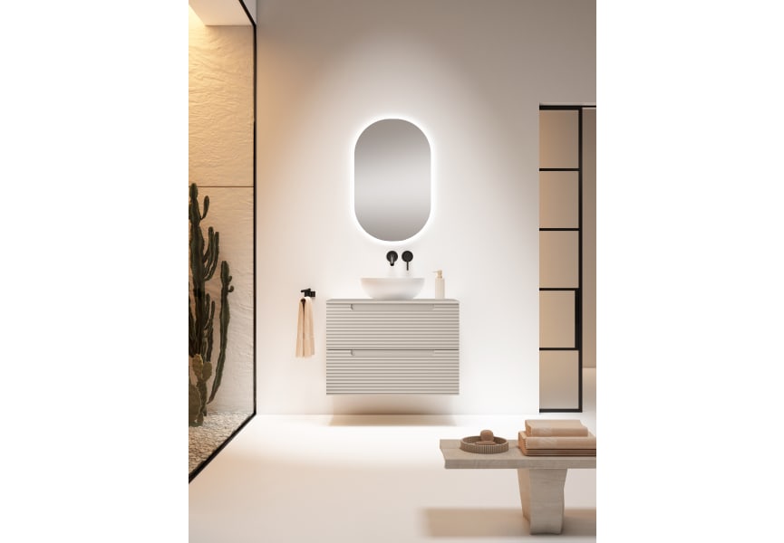 Meuble de salle de bains avec plan de toilette hydrofuge Kyoto Visobath principal 6
