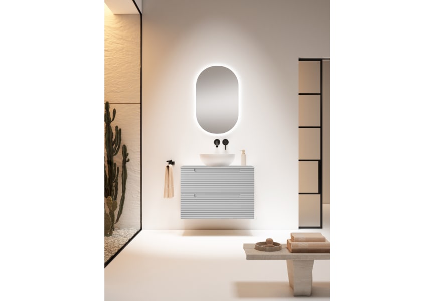 Meuble de salle de bains avec plan de toilette hydrofuge Kyoto Visobath principal 7