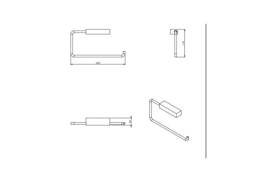 Porte-serviettes de bain Bath Life by Cosmic croquis 6