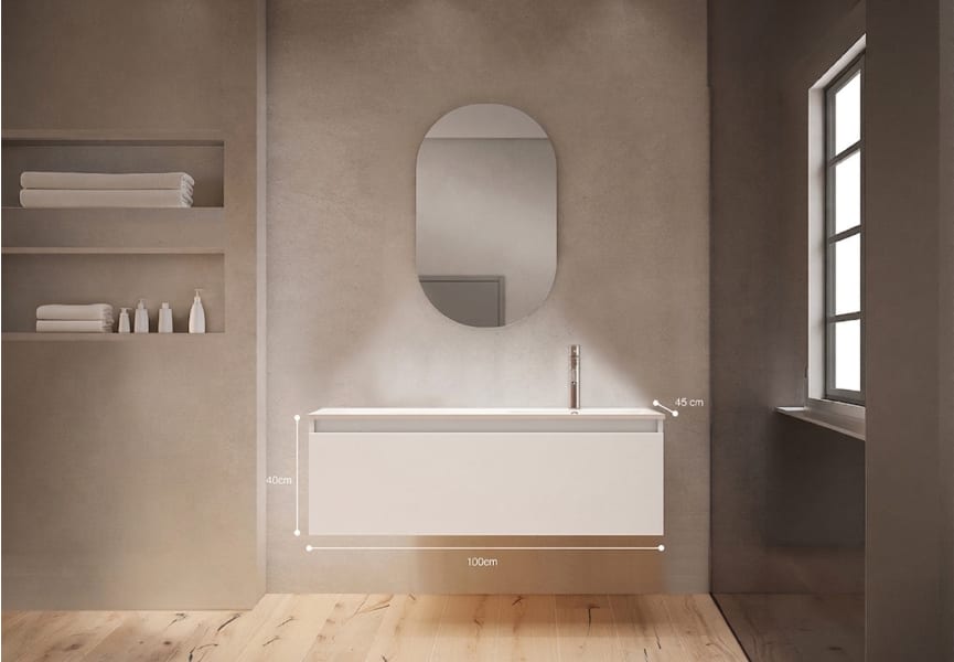 Ensemble de meubles de salle de bain Box Viso croquis 15