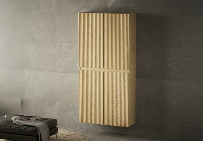 Colonne double 4 portes bois massif Alpes Bruntec Bruntec principal 1